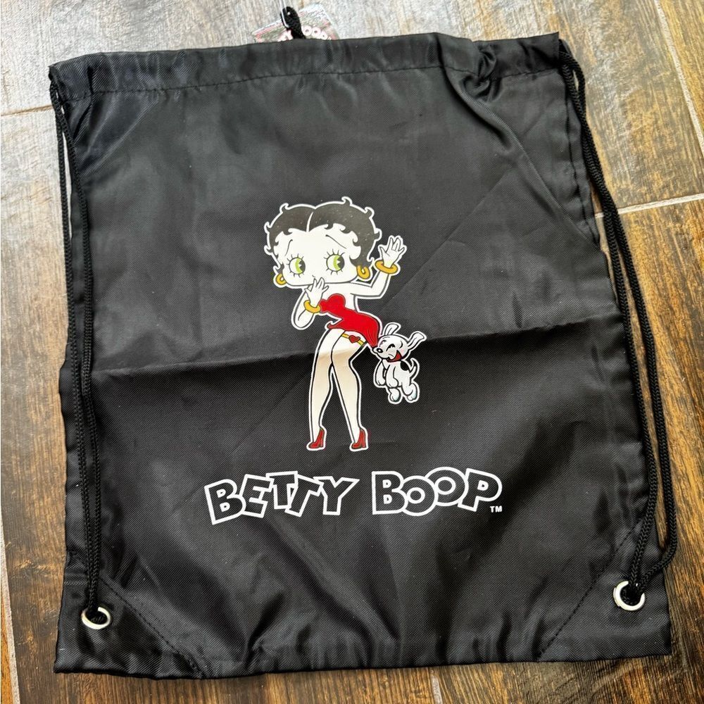 Betty Boop Drawstring Bag new